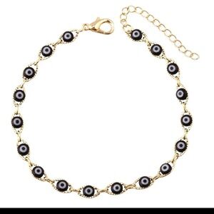 Gold Evil Eye Bracelet